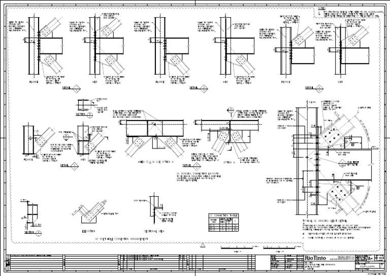 Standard Steel Details | PDF | Structural Engineering | Civil Engineering
