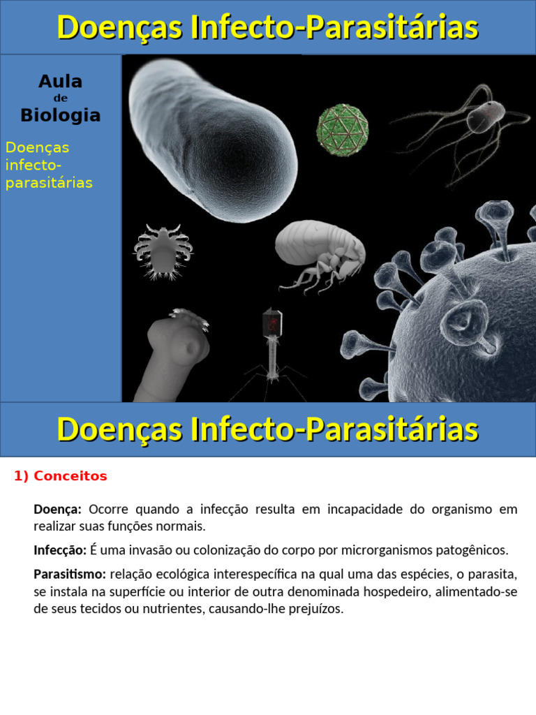 Aula Doencas Infecto Parasitarias | PDF | Hepatite | Febre amarela