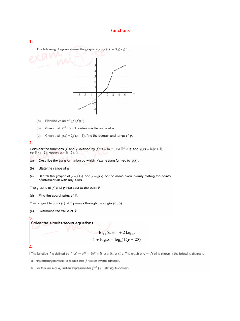 Functions | PDF