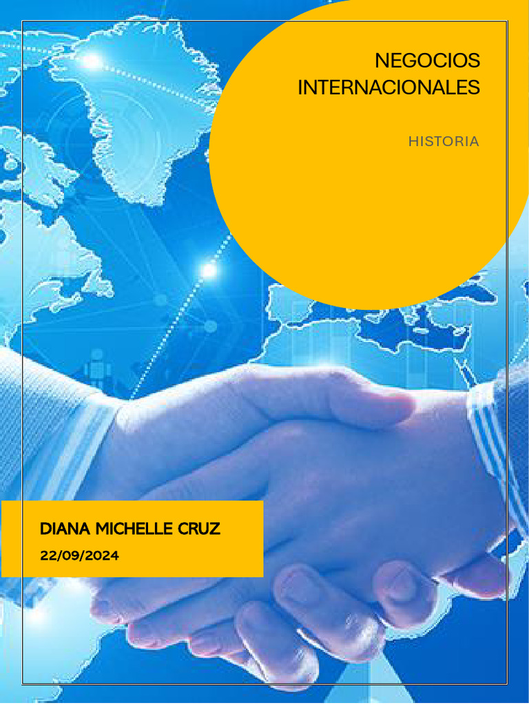 Historia de Los Negocios Internacionales | PDF | Comercio | Cadena de valor
