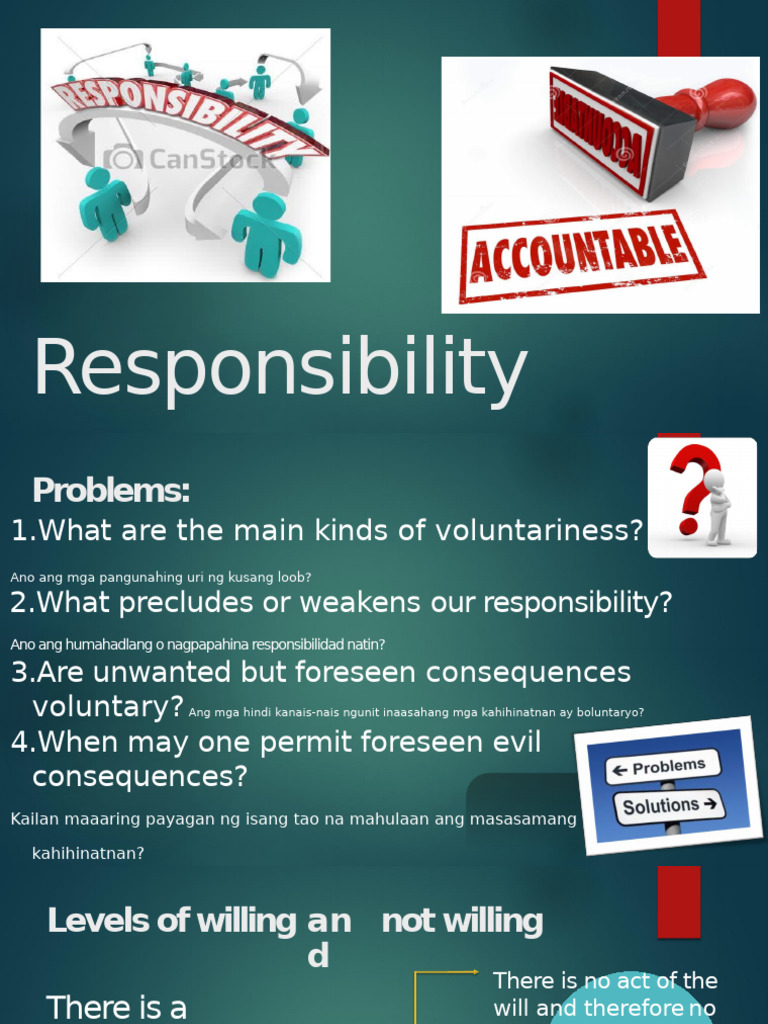 Responsibility Level of Intention 3 | PDF | Psychological Concepts ...