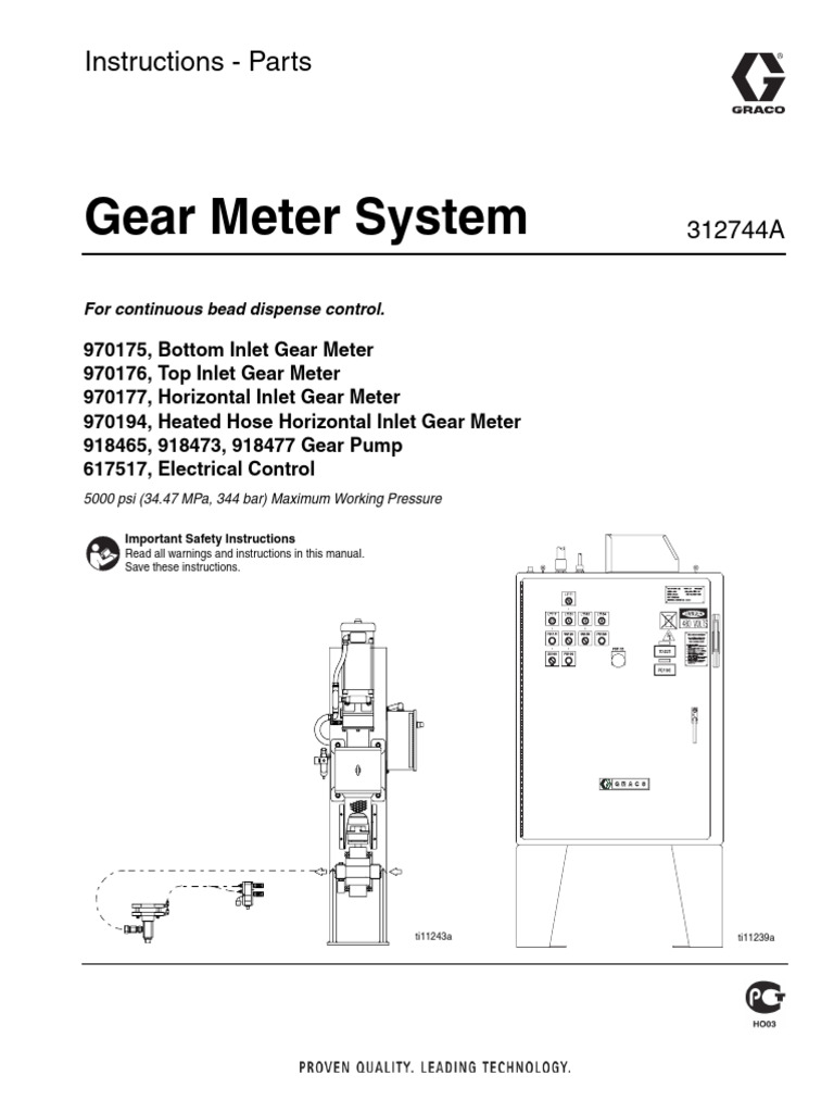 Gear Meter System Installation Guide | PDF | Alternating Current | Switch