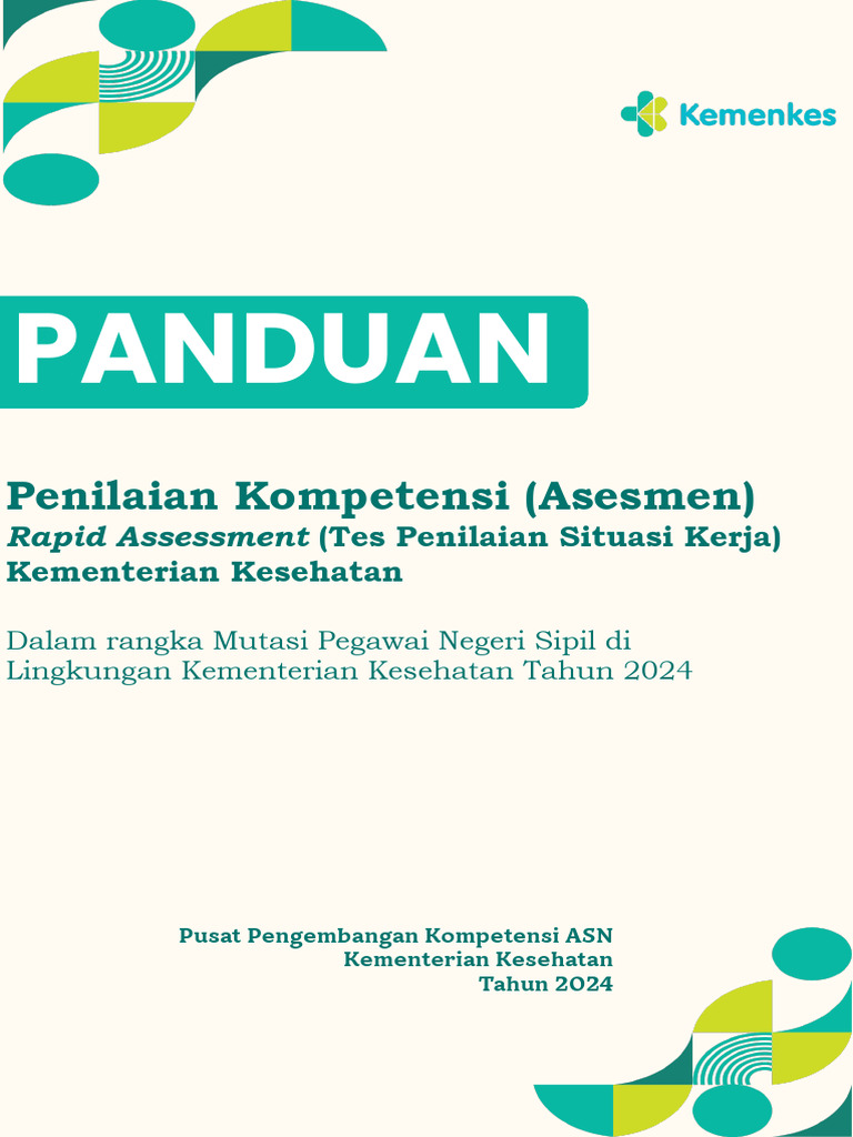 Panduan Rapid Assessment Kemenkes 2024 | PDF
