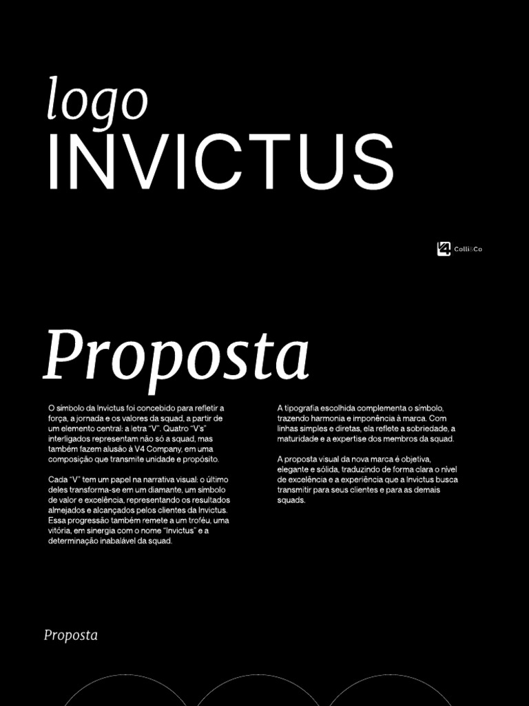 Colli&co - Invictus Proposta | PDF