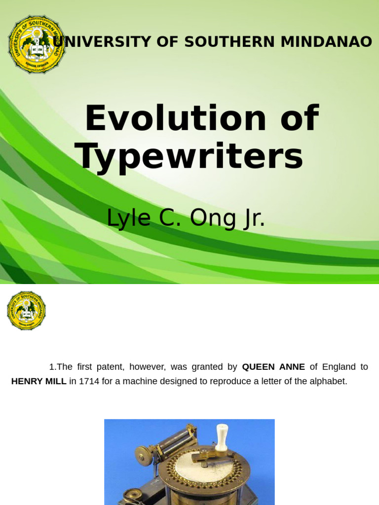 History of Typewriter Innovations | PDF | Typewriter | Text