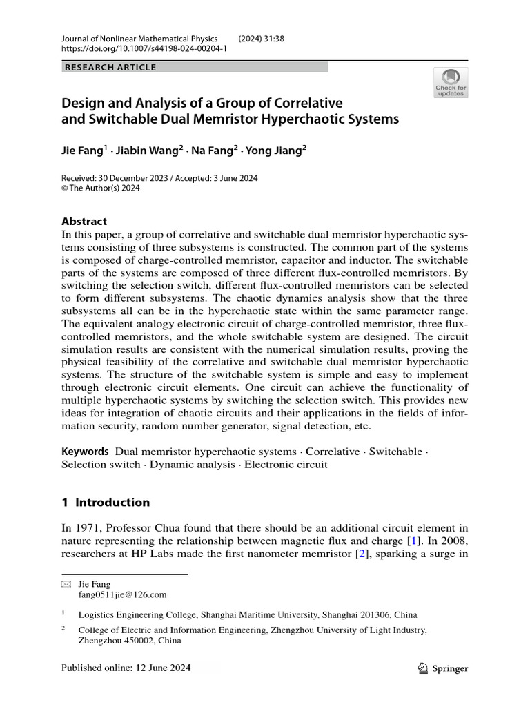 Design and analysis of a group of correlative and pdf chaos theory