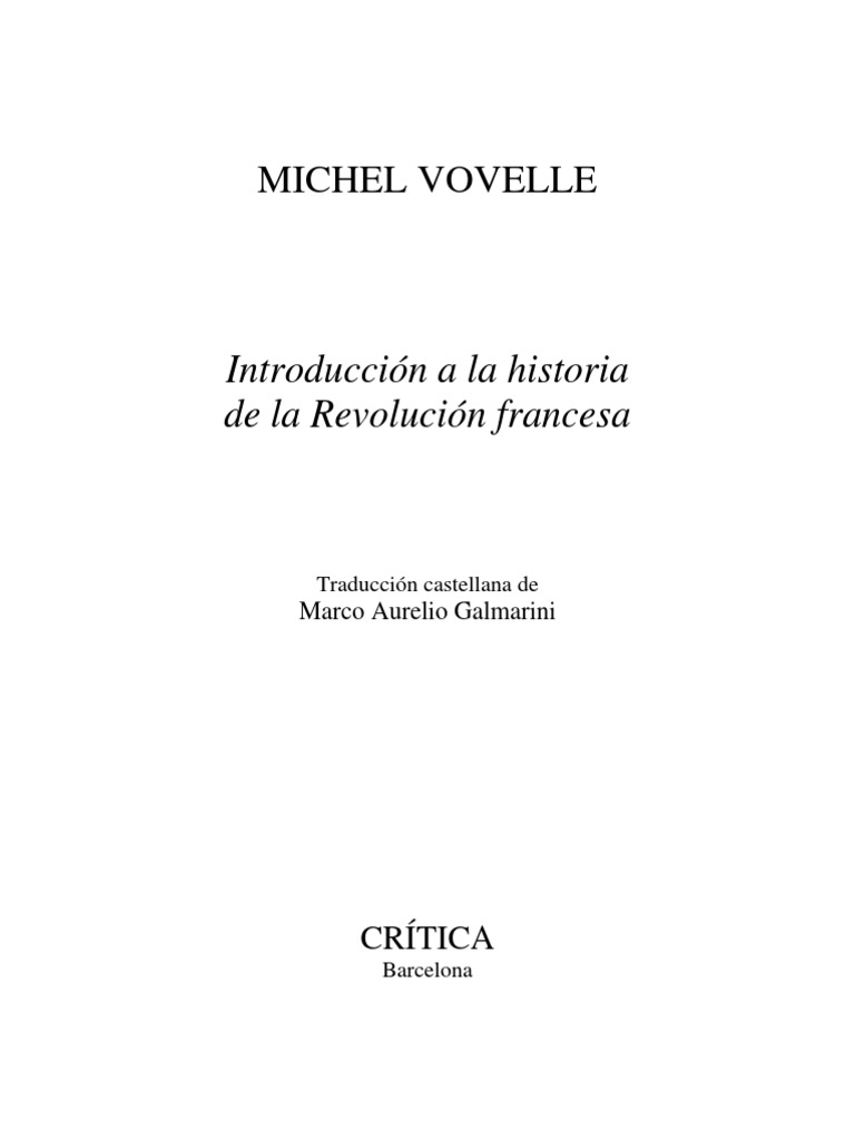 Historia de la Revolución Francesa | PDF | Feudalismo | Francia