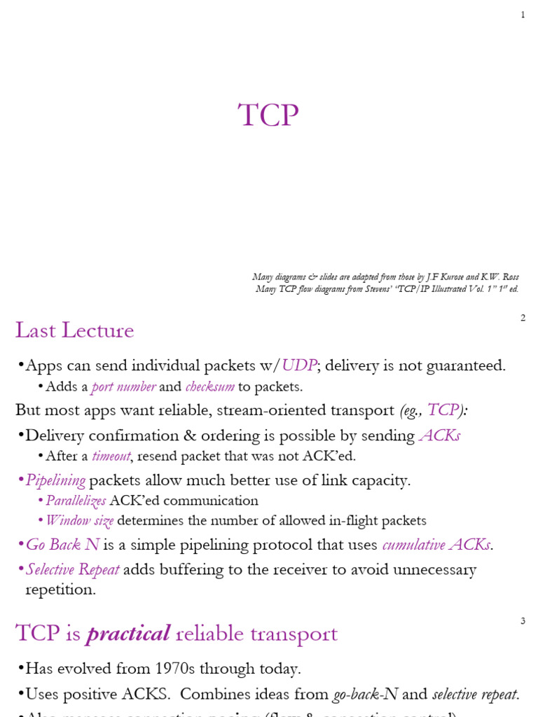 Understanding TCP Protocol Mechanics | PDF | Transmission Control ...