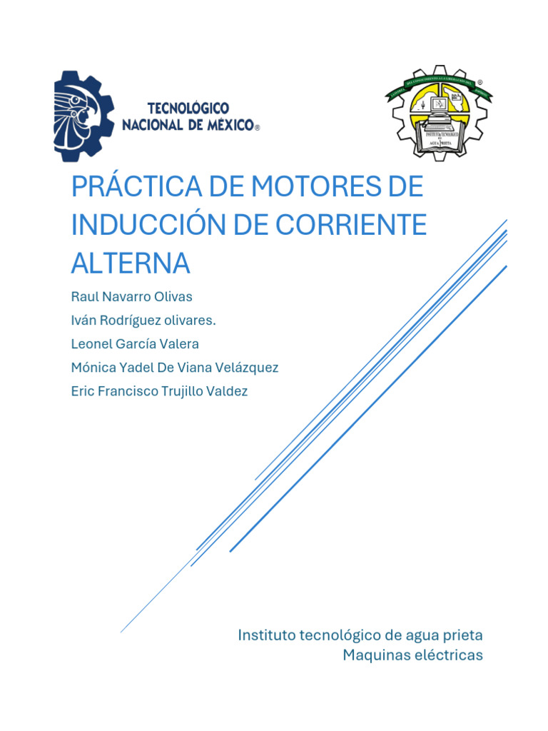 Motores de Corriente Alterna | PDF | Motor eléctrico | Corriente eléctrica