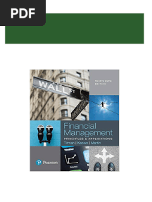 Full Download (Ebook PDF) Financial Management: Principles and Applications 13th Edition PDF