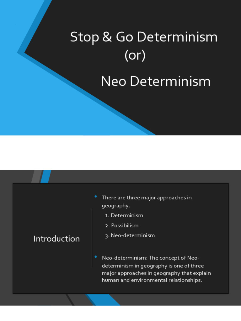 Understanding Neo-Determinism in Geography | PDF | Earth Sciences ...