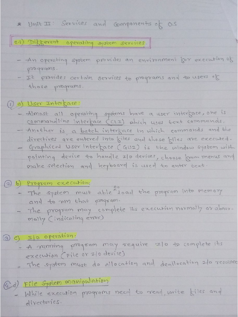 OSY 2nd Unit Notes | PDF