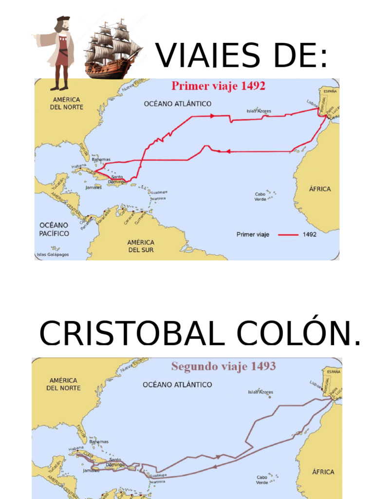 Viajes de Cristobal Colon | PDF