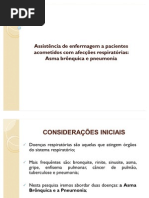 Asma e pneumonia
