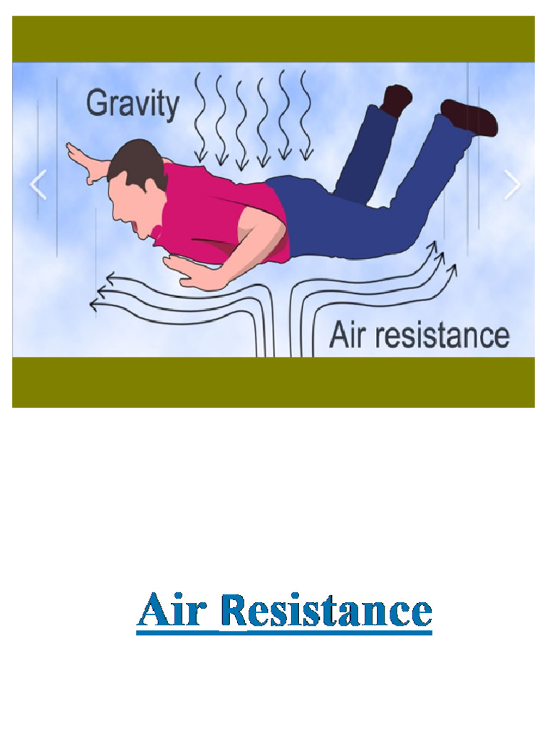 Air Resistance | PDF
