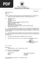 DepEd Order 18, s. 2015 Guidelines | PDF | Crime & Violence | Crimes