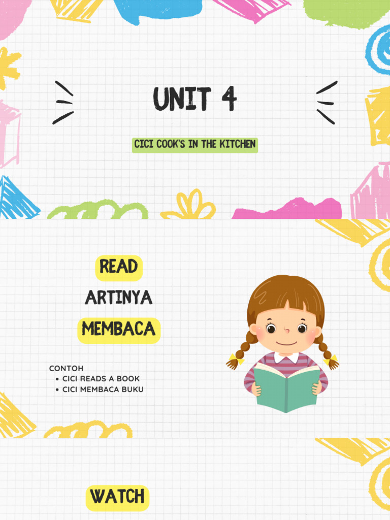 Cici S Daily Activities In English Pdf