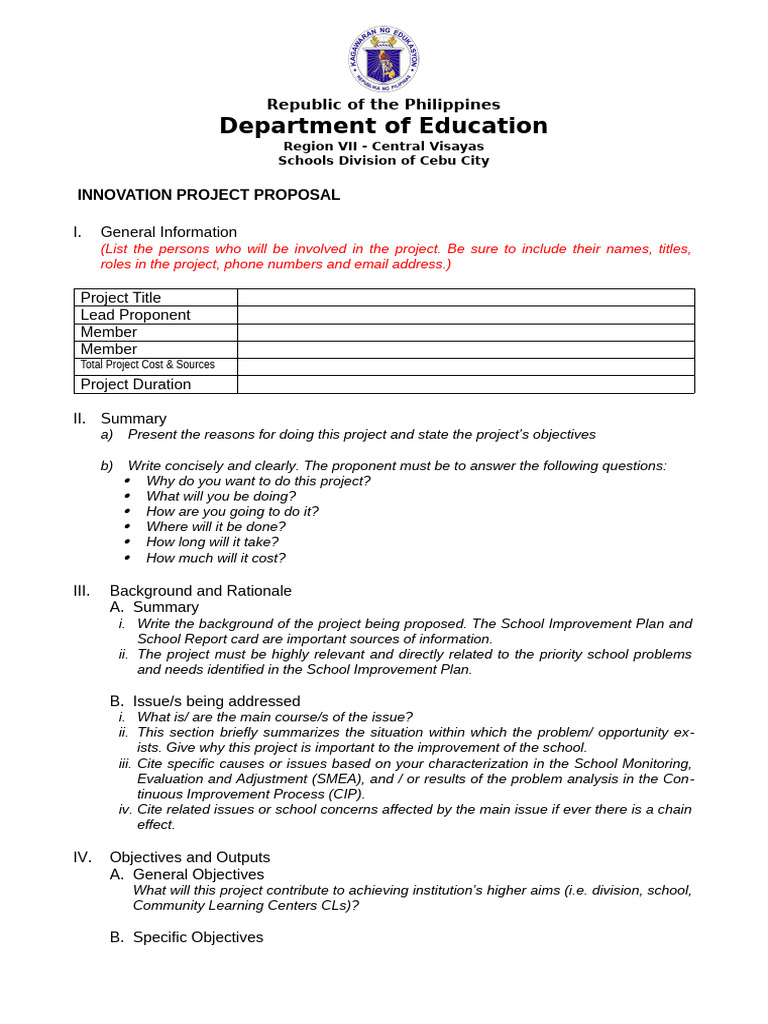 innovation-project-proposal-template-pdf-risk-risk-management