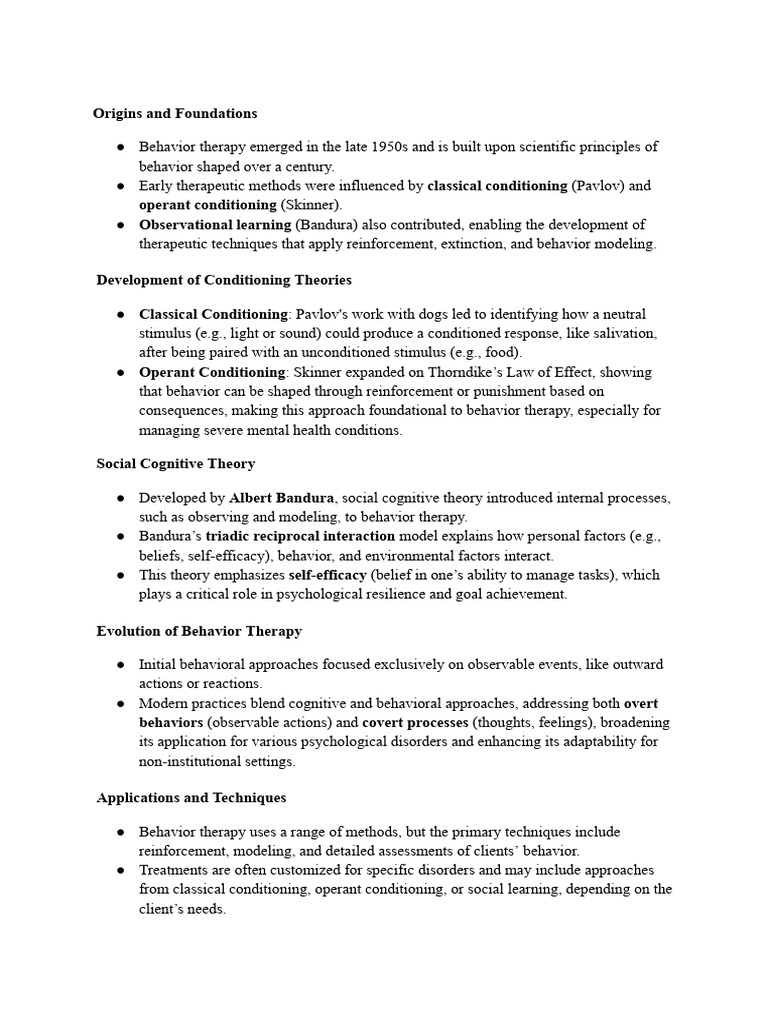 Behaviour therapy sharf concise notes pdf dialectical behavior