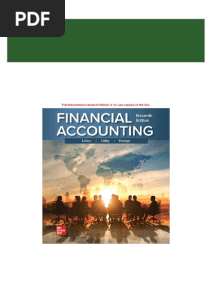 Financial Accounting - Ebook PDF Download PDF