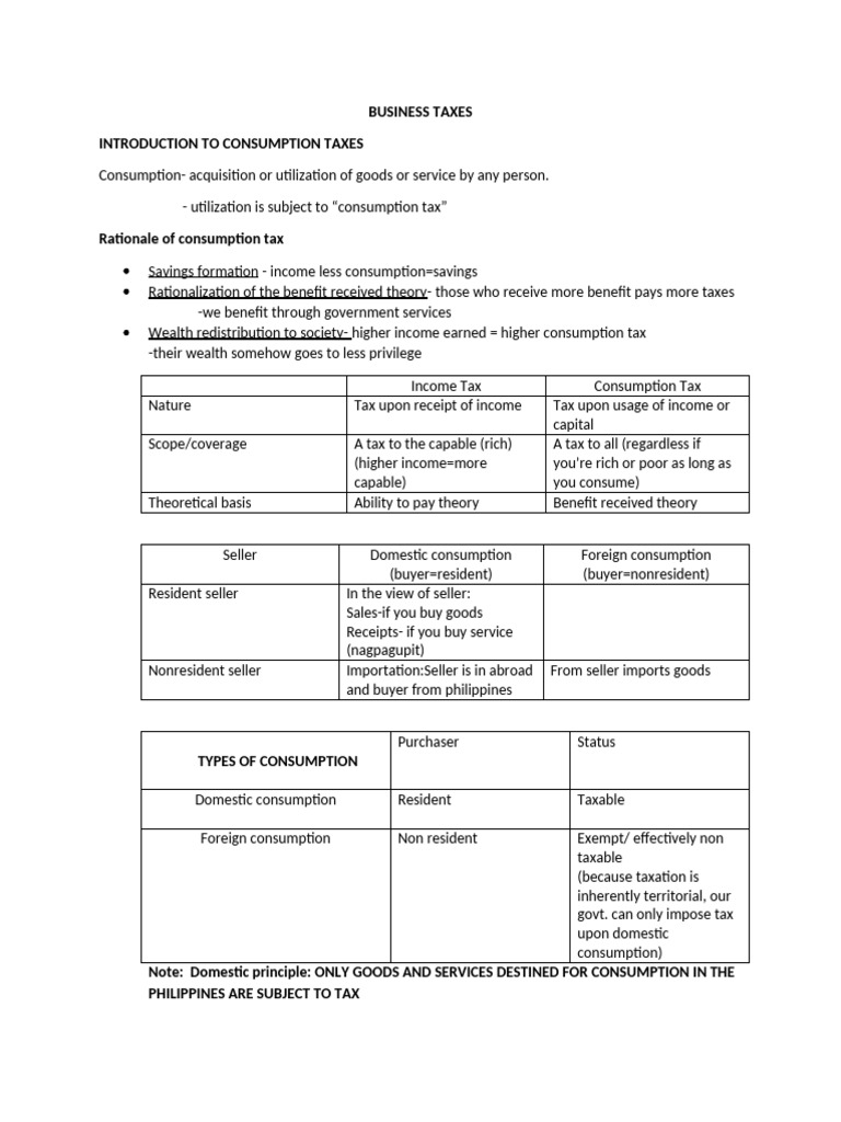 Intro to business tax pdf taxes value added tax