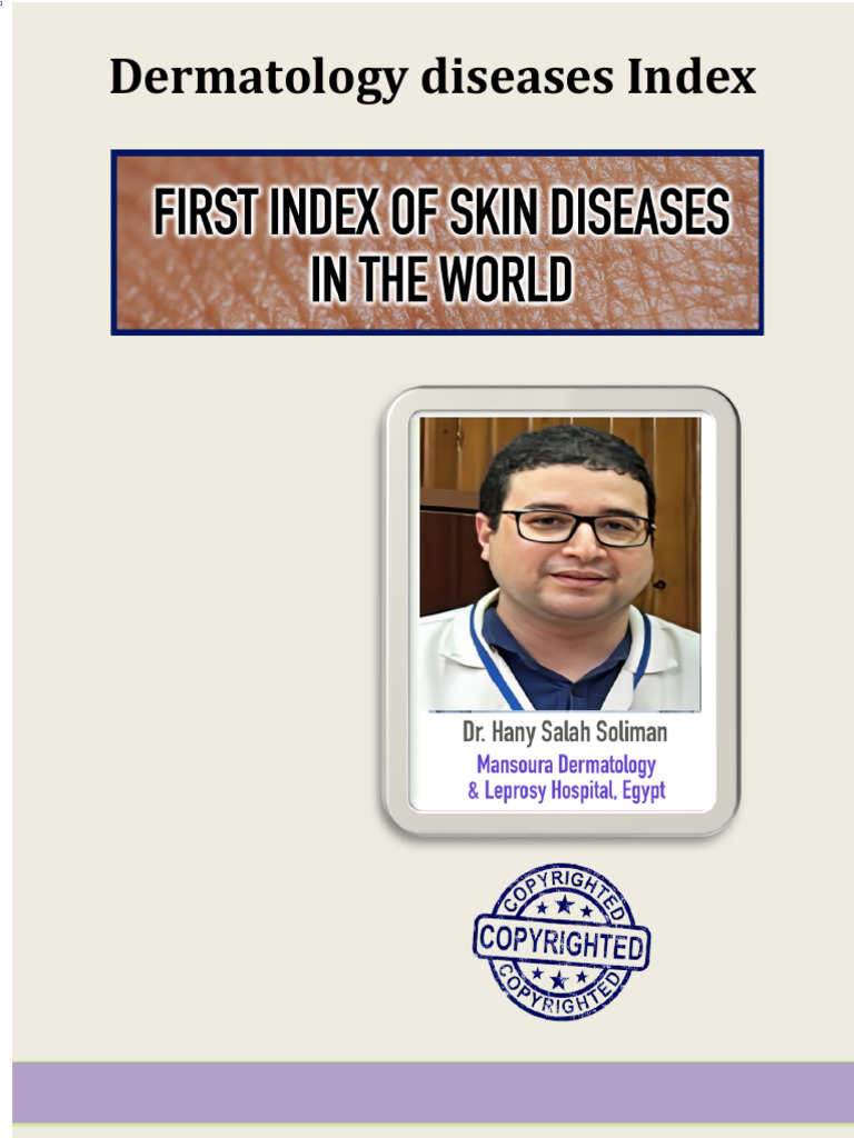 Dermatology diseases index skin conditions list pdf diseases and