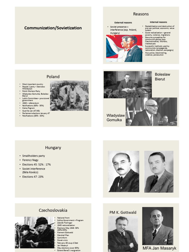 Factors in Soviet Communization Efforts | PDF | Communism | Politics Of ...