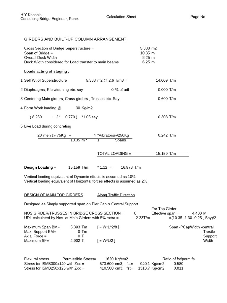 Beam Trestle Staging | PDF | Bridge | Beam (Structure)