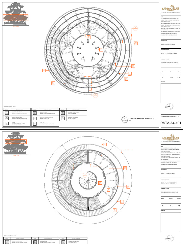 Gambar Forcon Unit Restoran Notes Okdi Mifta 38-56 | PDF | Architect