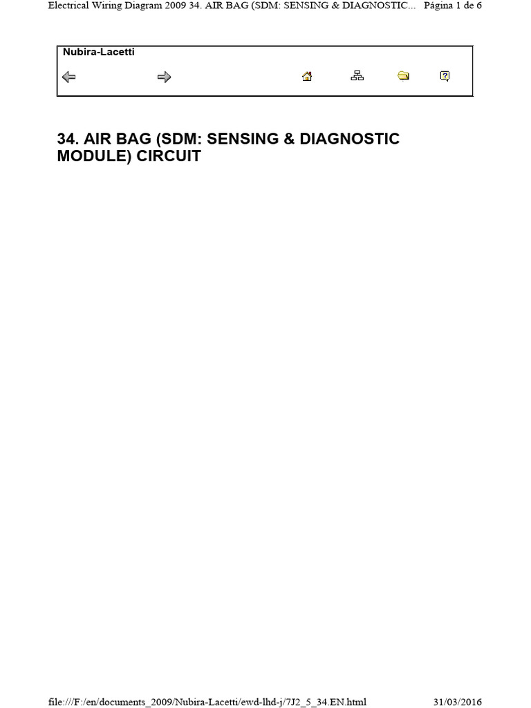 E.E Airbag Lacetti | PDF