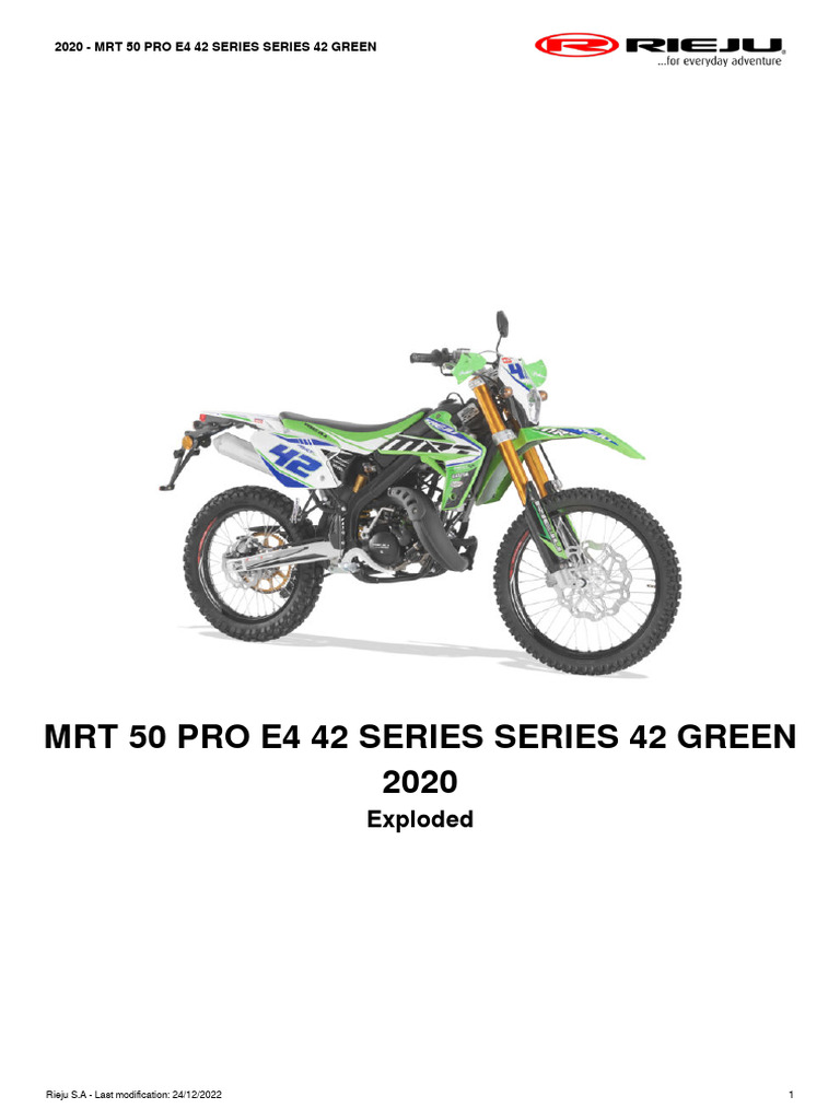 2020 MRT 50 Pro E4 42 Series Series 42 Green | PDF | Screw ...
