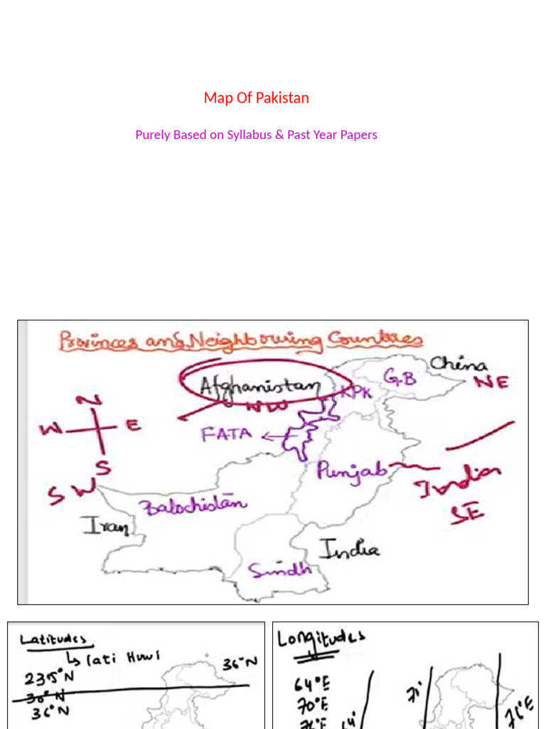 Pakistan Geography: Location & Land Features | PDF
