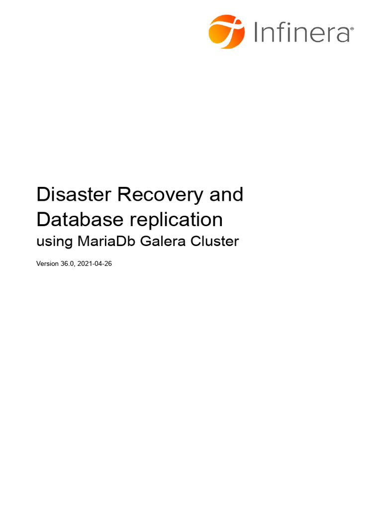 DNA-M GaleraClusterGuide R36 0 A | PDF | Computer Cluster | Replication ...