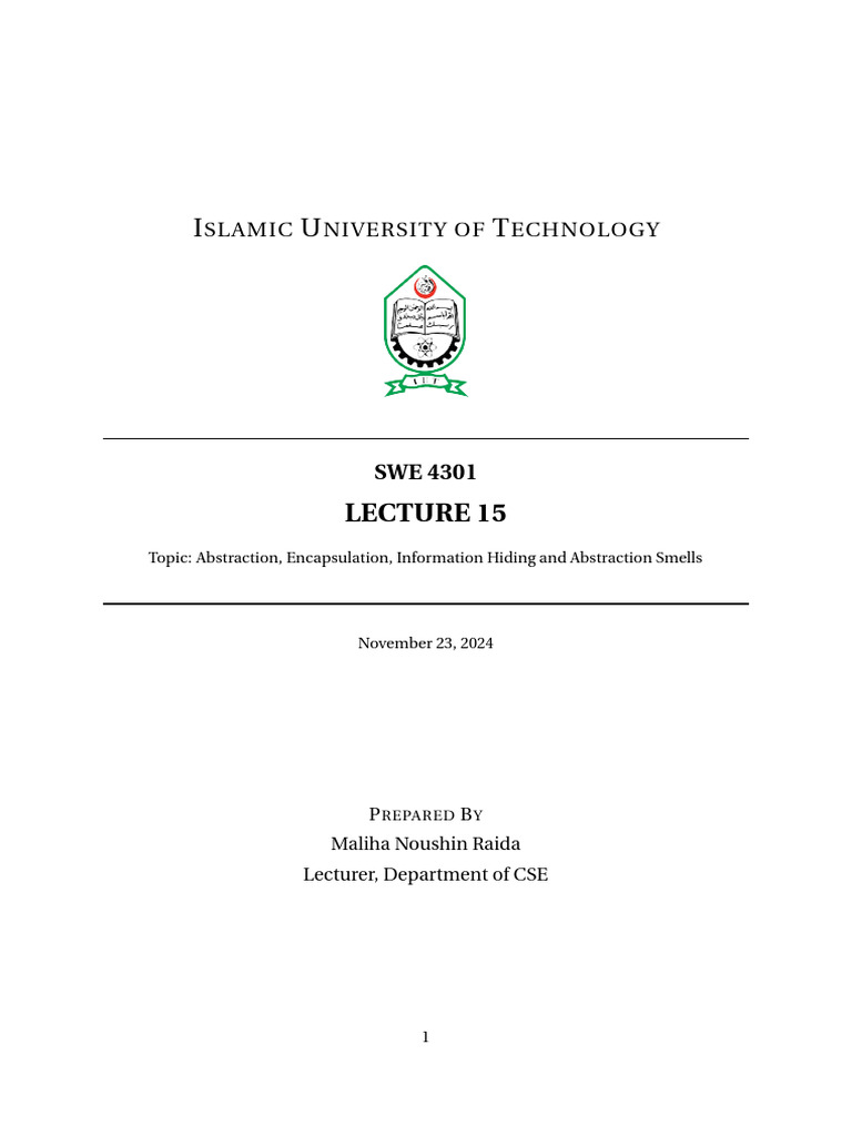 Abstraction and Encapsulation in OOP | PDF | Data Type | Class ...