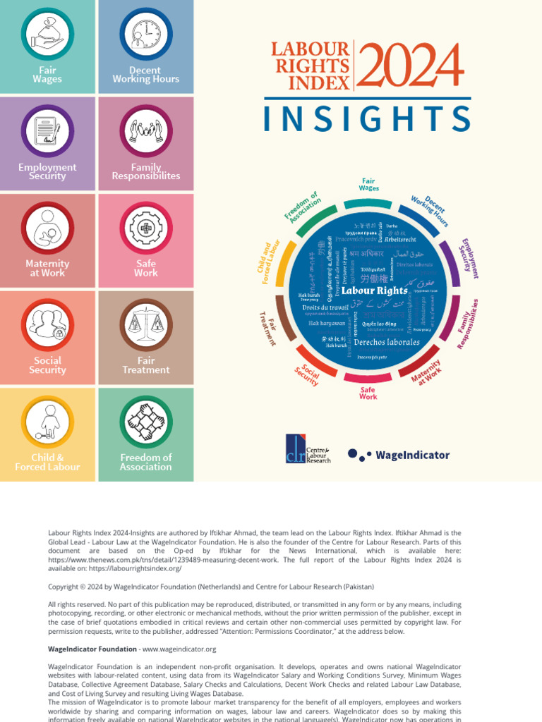 Labour Rights Index 2024 Overview | PDF | Cost Of Living ...