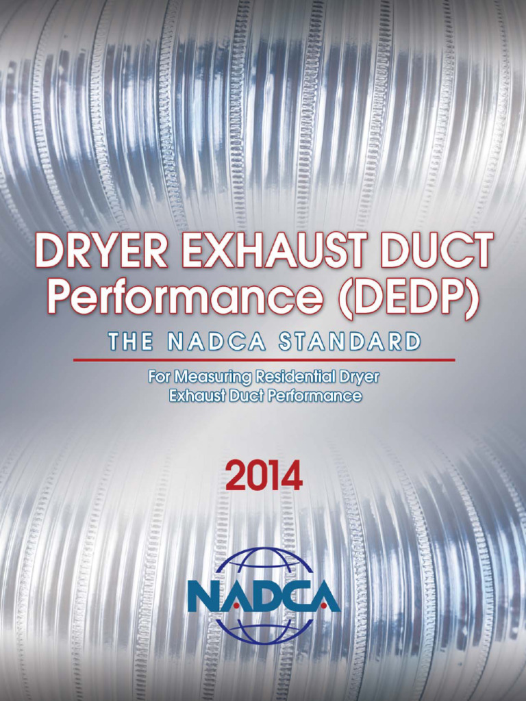 DEDP Standard | PDF | Duct (Flow) | Clothes Dryer