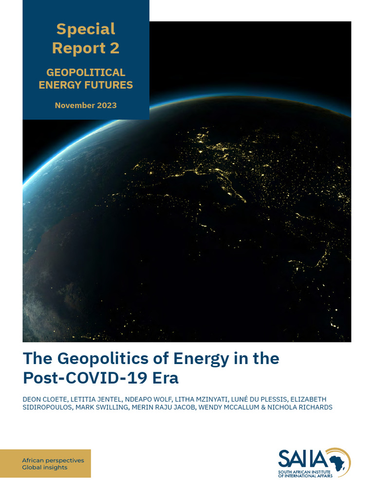 The Geopolitics of Energy in thePost-COVID-19 Era | PDF | Renewable ...