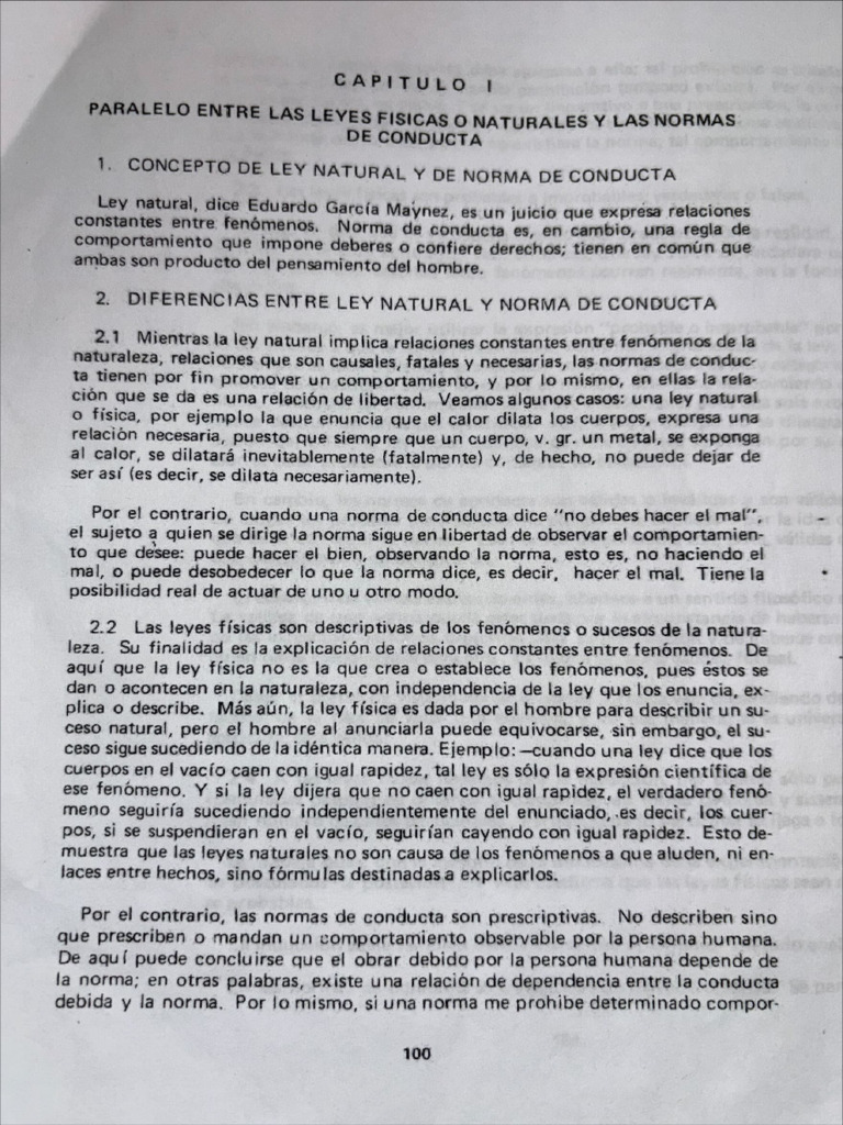 Derecho Leyes Naturales y Normas | PDF