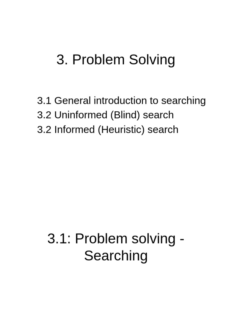 State Space Search Techniques in AI | PDF | Algorithms | Theoretical ...