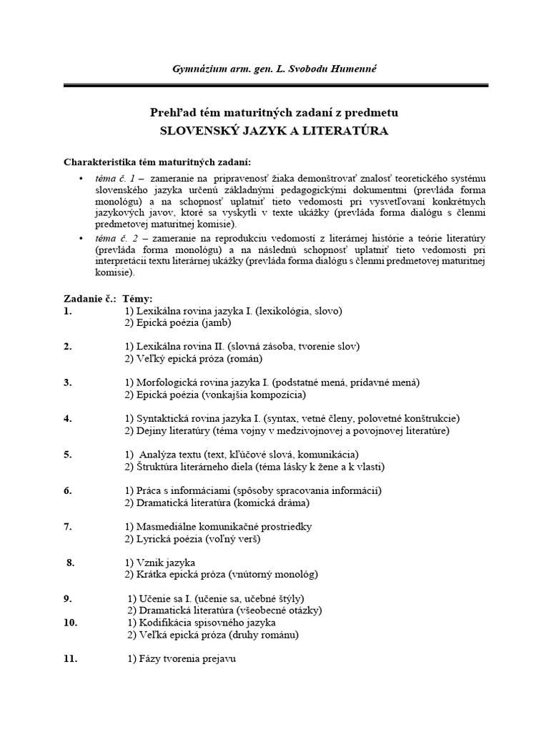 Prehlad Tem MZ SJL | PDF