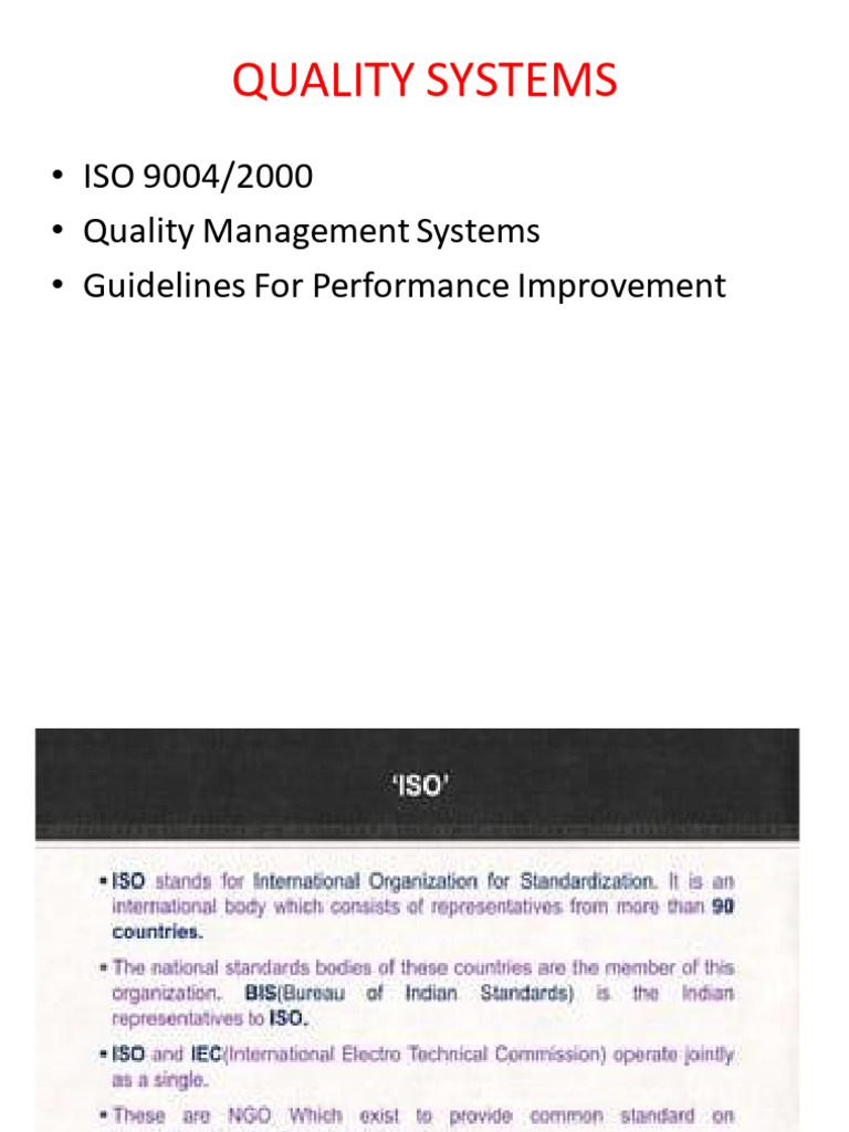 ISO 9004: Guidelines for Quality Improvement | PDF | Quality Management ...