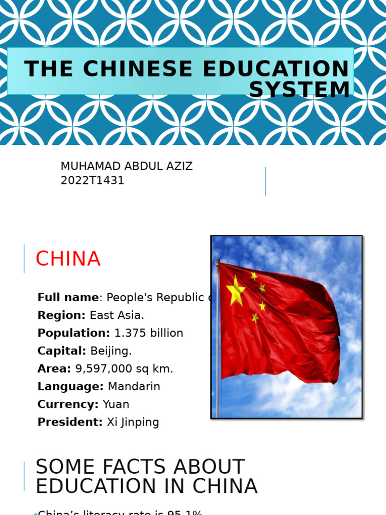 The Education System China | PDF | Middle Schools | Schools