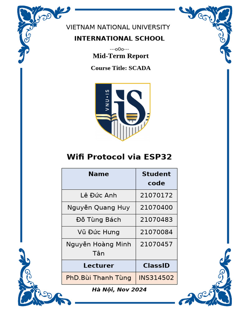 Scada - Mid Term Report New | PDF | Wi Fi | Internet Of Things