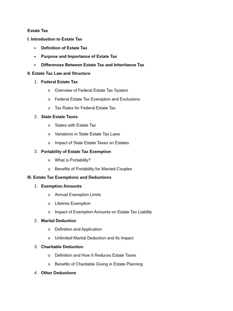Understanding Estate Tax Basics | PDF | Estate Tax In The United States ...