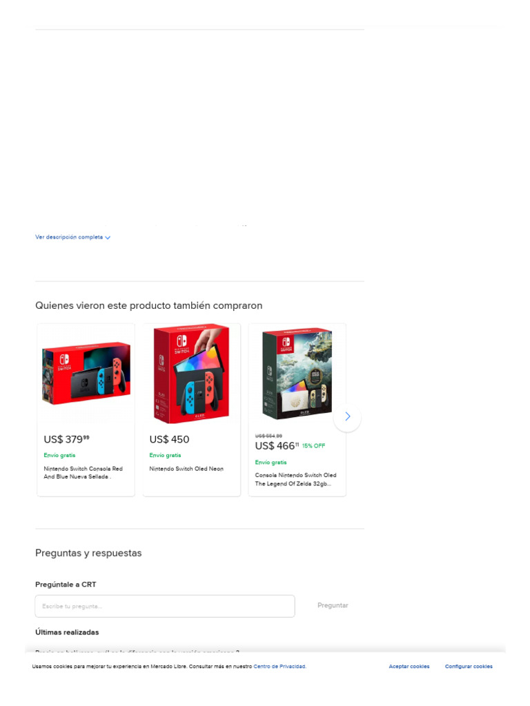 Nintendo Switch OLED Japón en San Antonio | PDF