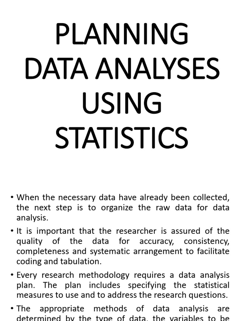 Data Analysis Using Statistics | PDF | Standard Deviation | Statistics