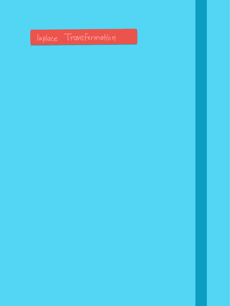 Laplace Transform Pdf Laplace Transform Mathematical Concepts