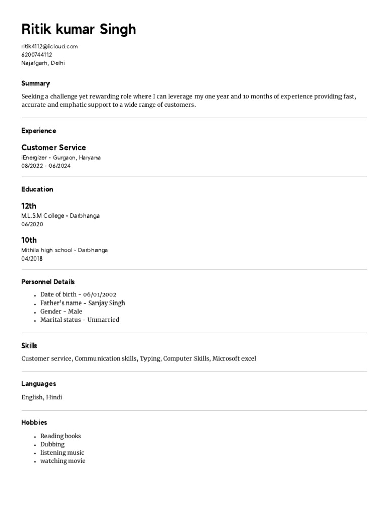 My Resume | PDF