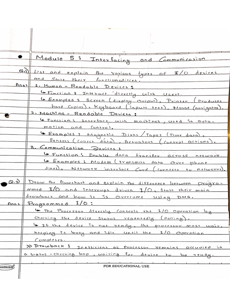 DLCOA QB Module 5 | PDF