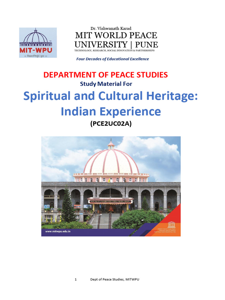 Peace 2 Study Material | PDF | Swami Vivekananda | Ramakrishna